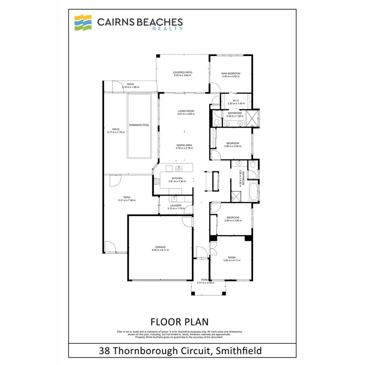 Floorplan of Homely house listing, 38 Thornborough Circuit, Smithfield QLD 4878