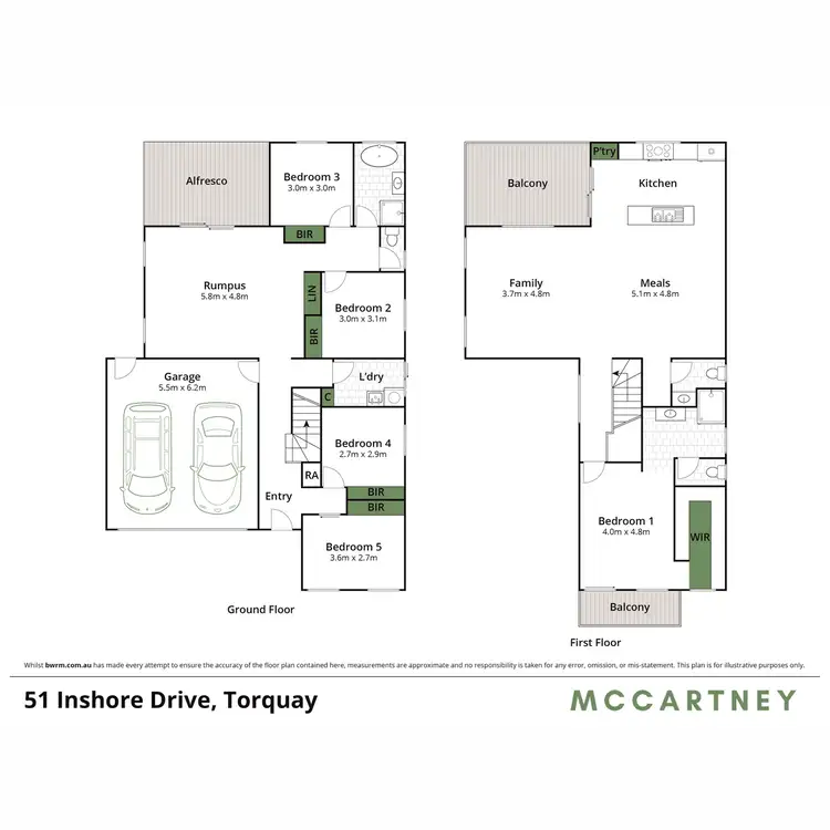 Floorplan of Homely house listing, 51 Inshore Drive, Torquay VIC 3228