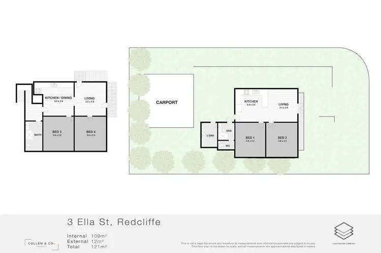 Floorplan of Homely block of units listing, 3 Ella Street, Redcliffe QLD 4020