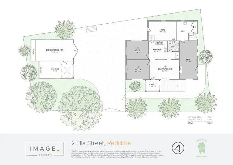 Floorplan of Homely house listing, 2 Ella Street, Redcliffe QLD 4020