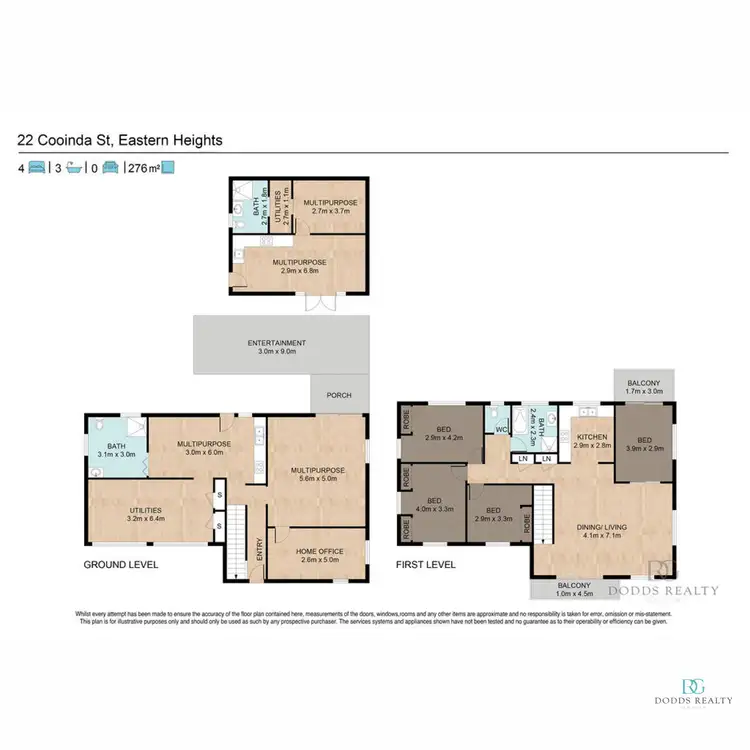 Floorplan of Homely house listing, 22 Cooinda Street, Eastern Heights QLD 4305