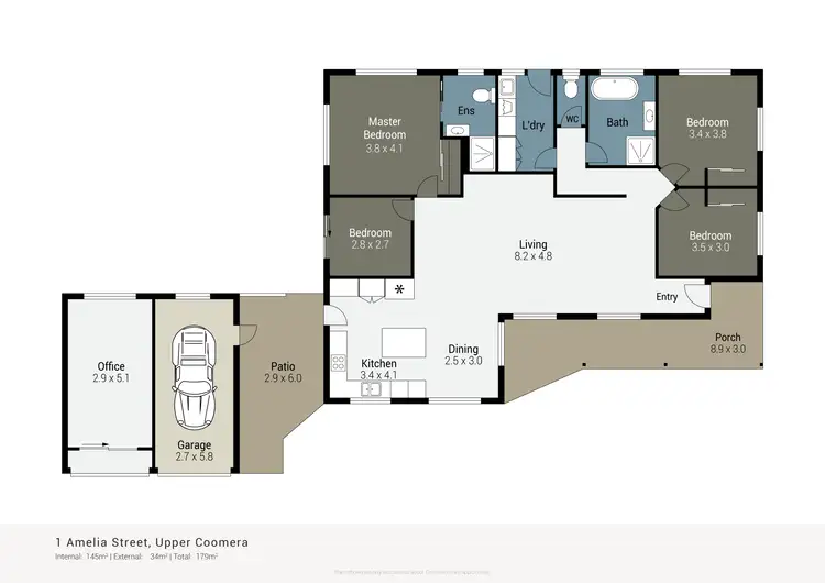 Floorplan of Homely house listing, 1 Amelia Street, Upper Coomera QLD 4209
