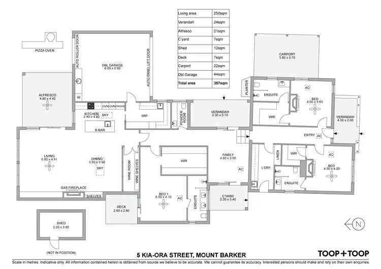 Floorplan of Homely house listing, 5 Kia-Ora Street, Mount Barker SA 5251