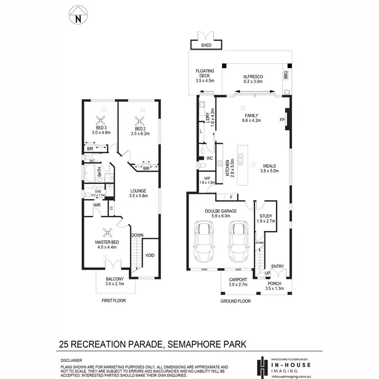 Floorplan of Homely house listing, 25 Recreation Parade, Semaphore Park SA 5019