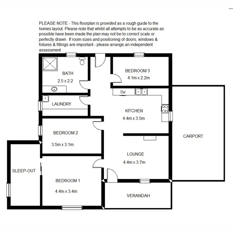 Floorplan of Homely house listing, 56 Arkaba Street, Hawker SA 5434