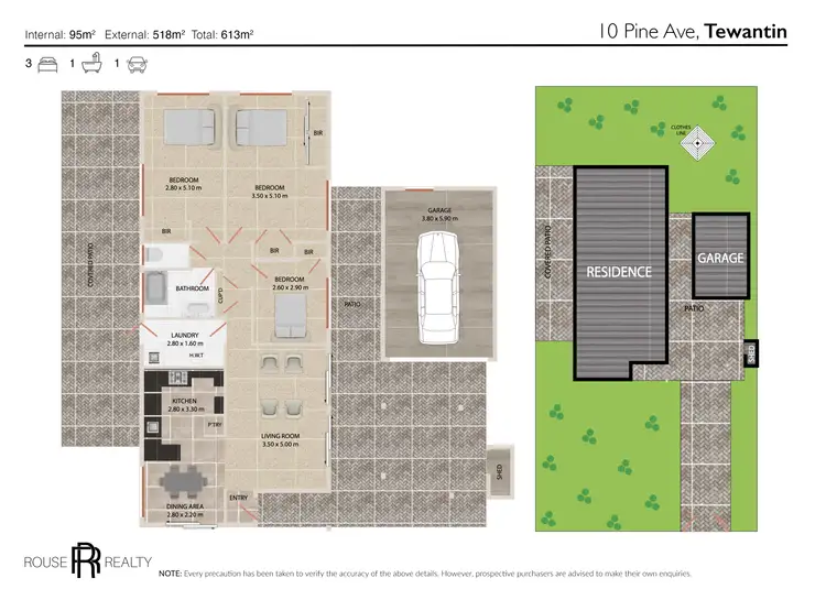 Floorplan of Homely house listing, 10 Pine Avenue, Tewantin QLD 4565