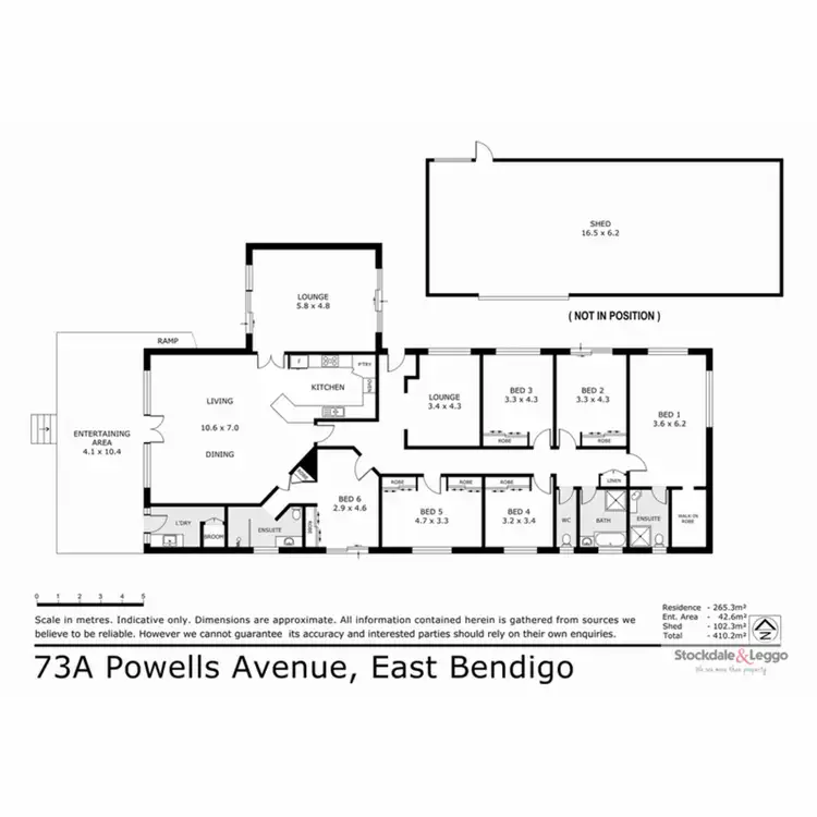 Floorplan of Homely house listing, 73a Powells Avenue, East Bendigo VIC 3550