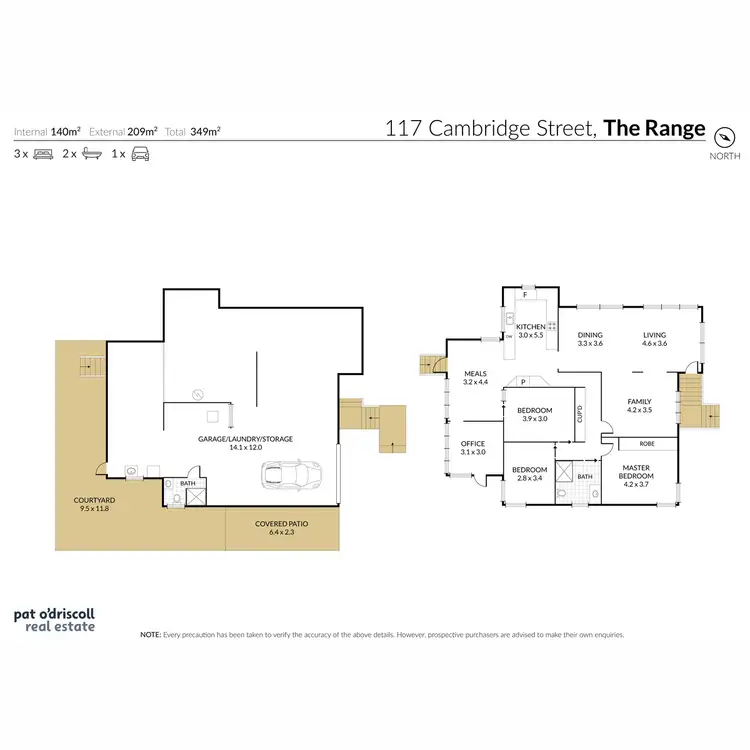 Floorplan of Homely house listing, 117 Cambridge Street, The Range QLD 4700