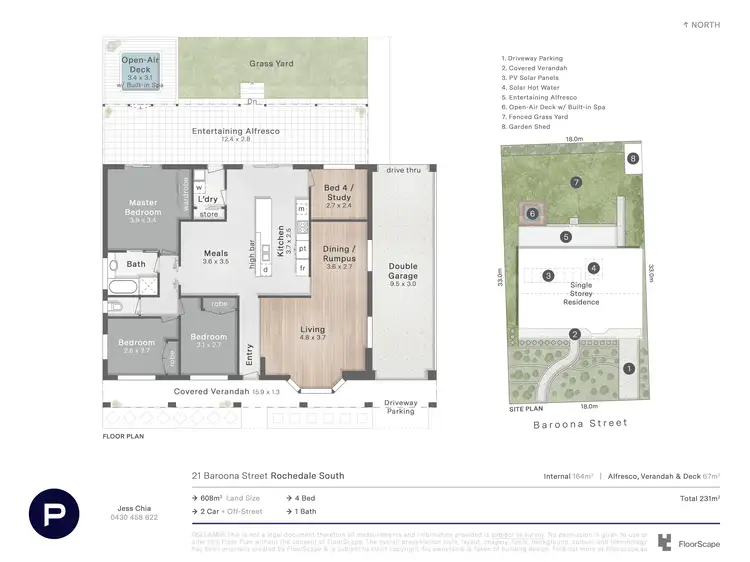 Floorplan of Homely house listing, 21 Baroona Street, Rochedale South QLD 4123