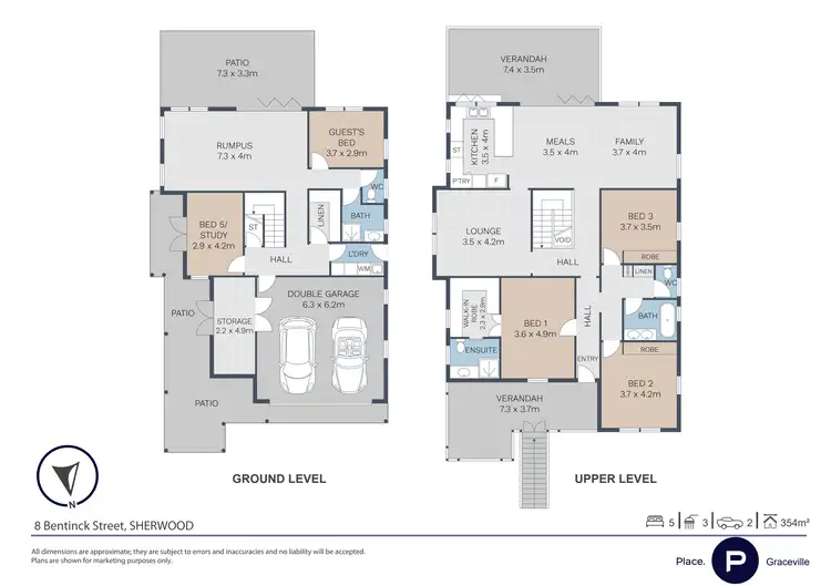 Floorplan of Homely house listing, 8 Bentinck Street, Sherwood QLD 4075