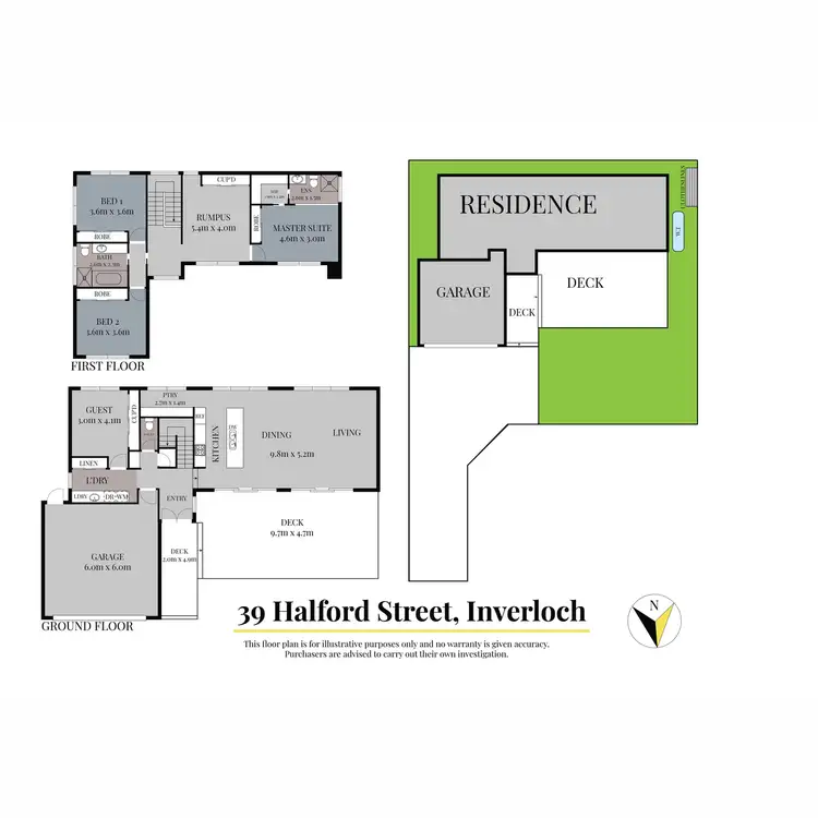 Floorplan of Homely house listing, 39a Halford Street, Inverloch VIC 3996