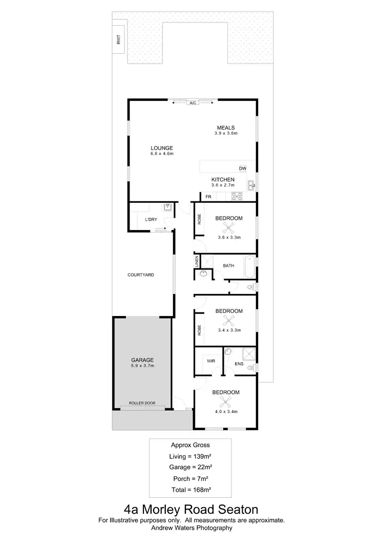 Floorplan of Homely house listing, 4a Morley Road, Seaton SA 5023