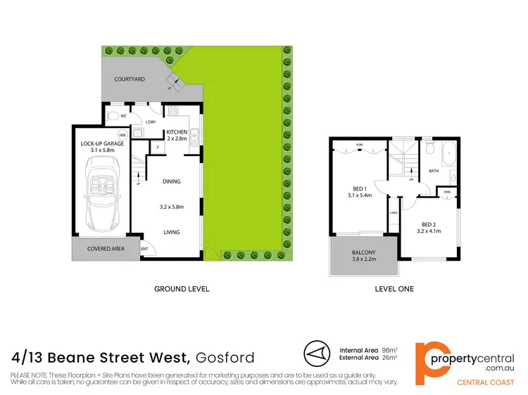 Floorplan of Homely apartment listing, 4/13 Beane Street West, Gosford NSW 2250