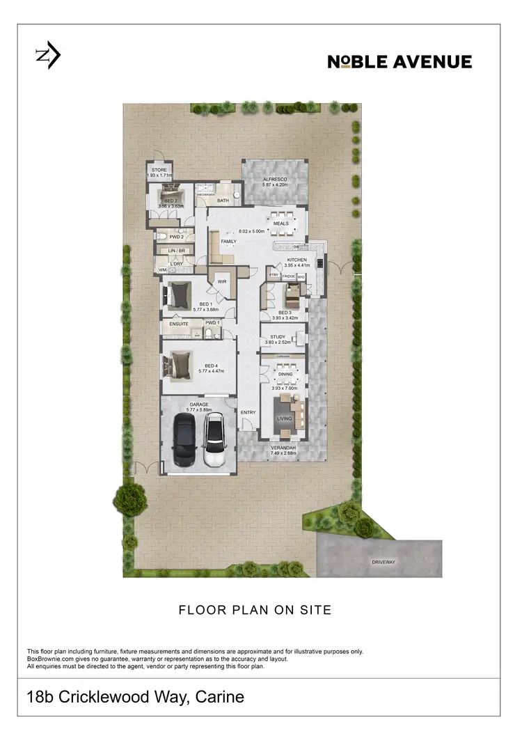 Floorplan of Homely house listing, 18B Cricklewood Way, Carine WA 6020