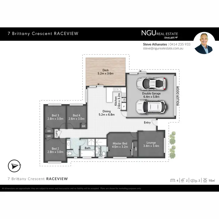 Floorplan of Homely house listing, 7 Brittany Crescent, Raceview QLD 4305