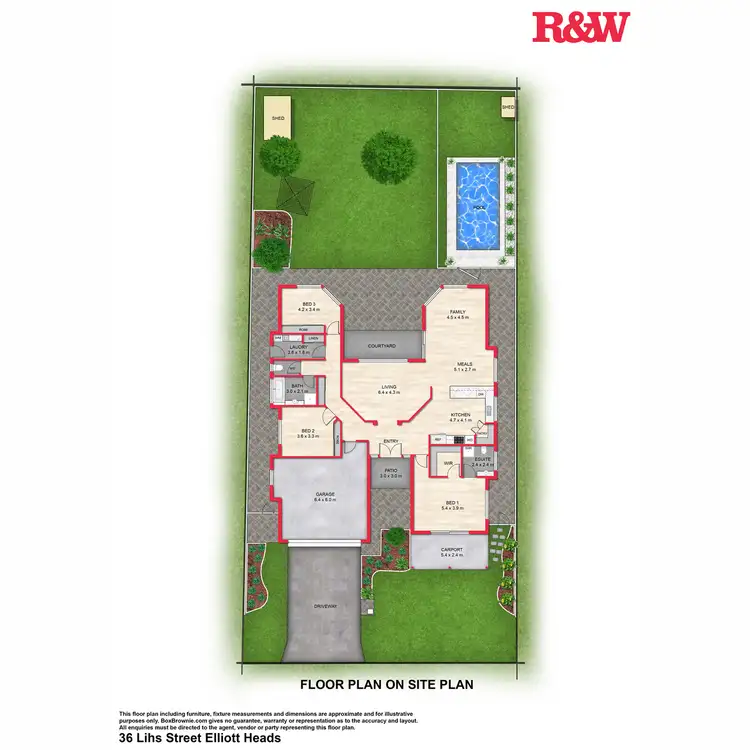 Floorplan of Homely house listing, 36 Lihs Street, Elliott Heads QLD 4670