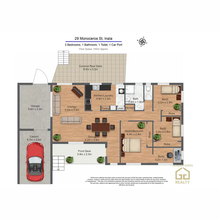 Floorplan of Homely house listing, 29 Monoceros Street, Inala QLD 4077