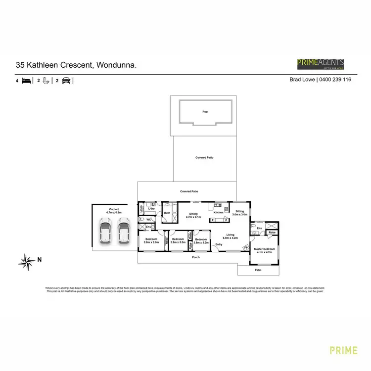 Floorplan of Homely house listing, 35 Kathleen Crescent, Wondunna QLD 4655
