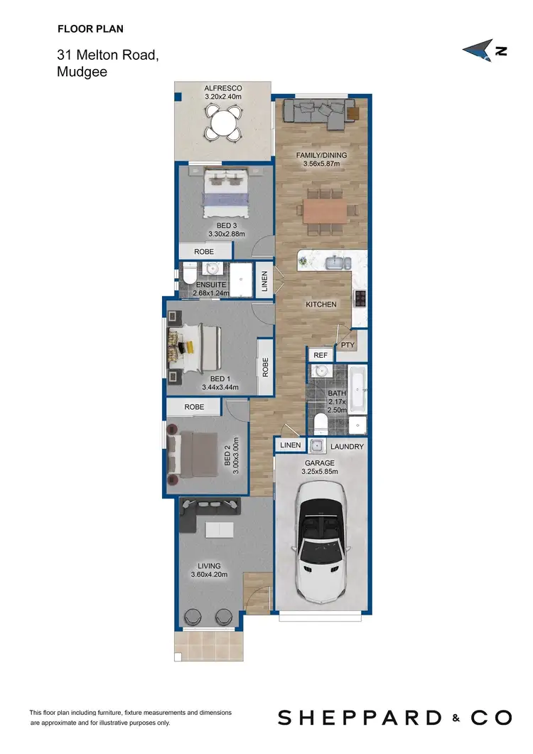 Floorplan of Homely house listing, 31 Melton Road, Mudgee NSW 2850