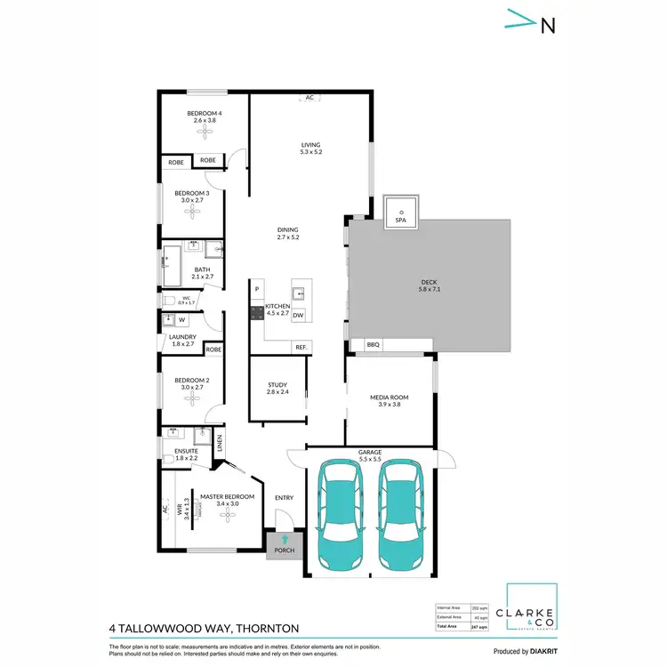Floorplan of Homely house listing, 4 Tallowwood Way, Thornton NSW 2322