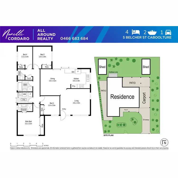 Floorplan of Homely house listing, 5 Belcher Street, Caboolture QLD 4510