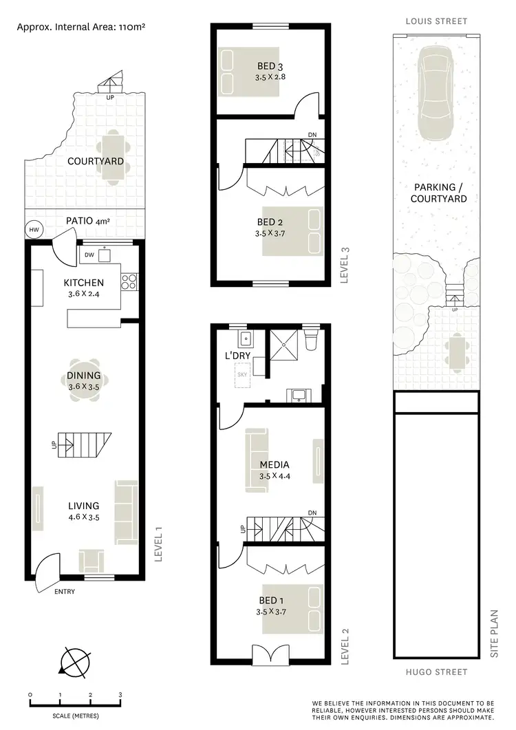 Floorplan of Homely terrace listing, 5 Hugo Street, Redfern NSW 2016