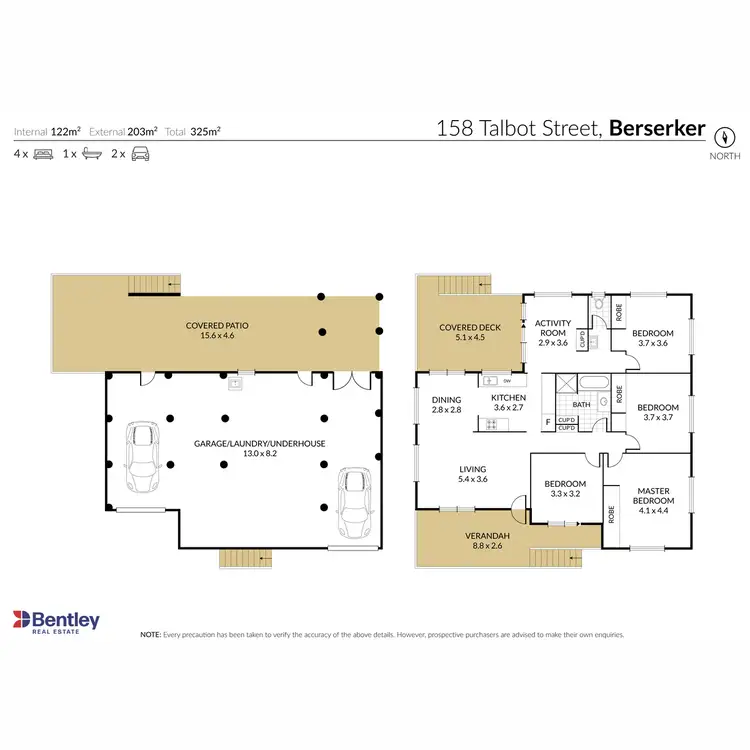 Floorplan of Homely house listing, 158 Talbot Street, Berserker QLD 4701