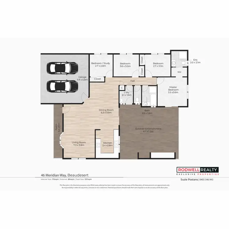 Floorplan of Homely house listing, 46 Meridian Way, Beaudesert QLD 4285