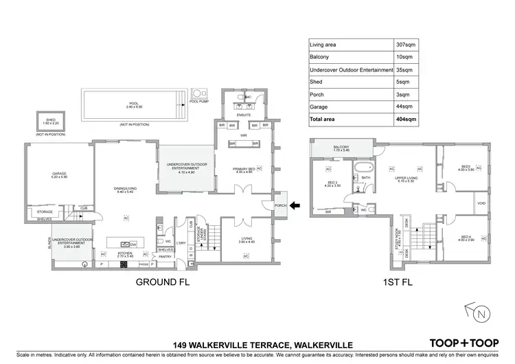 Floorplan of Homely house listing, 149 Walkerville Terrace, Walkerville SA 5081