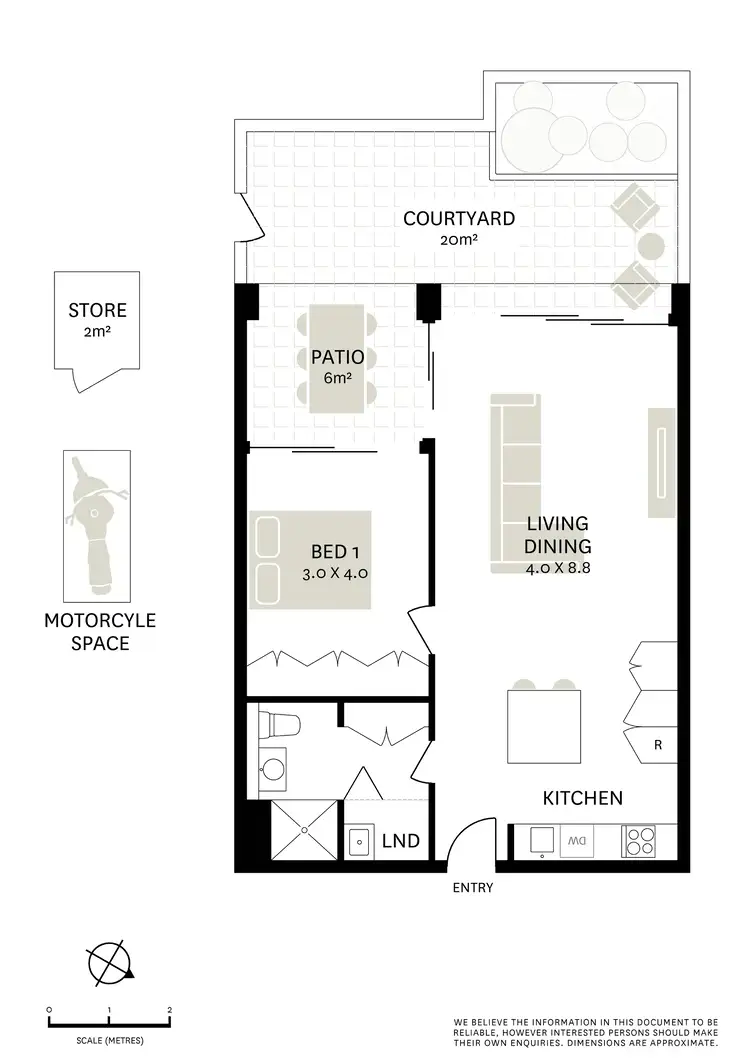 Floorplan of Homely apartment listing, 105/14 Baptist Street, Redfern NSW 2016
