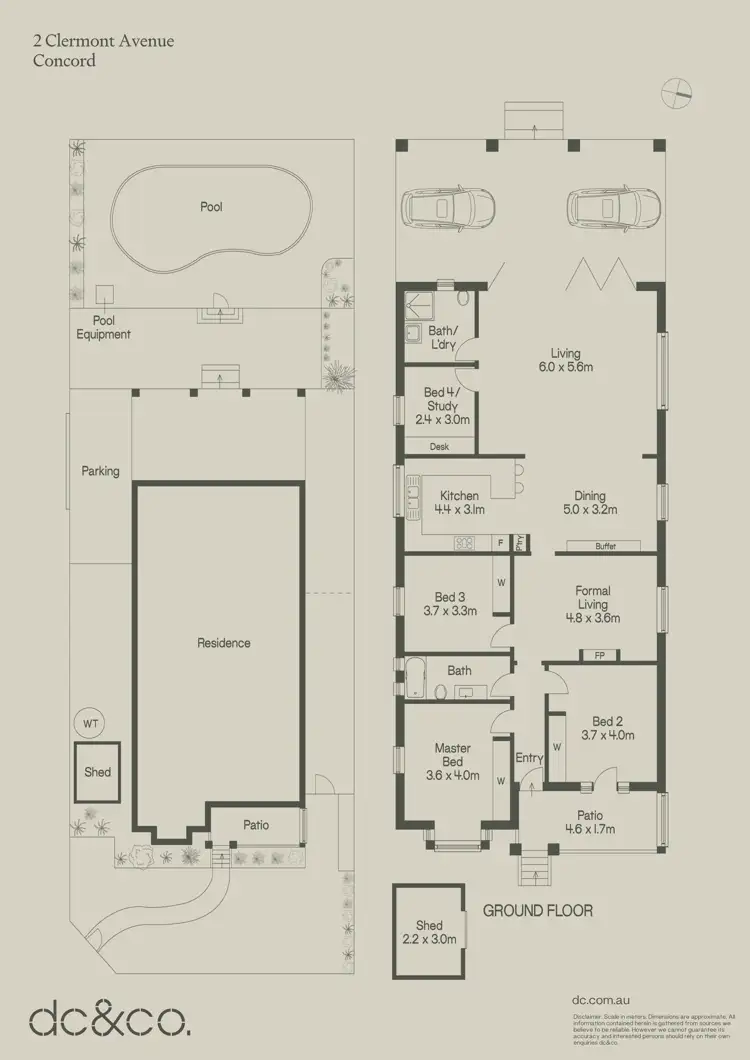 Floorplan of Homely house listing, 2 Clermont Avenue, Concord NSW 2137