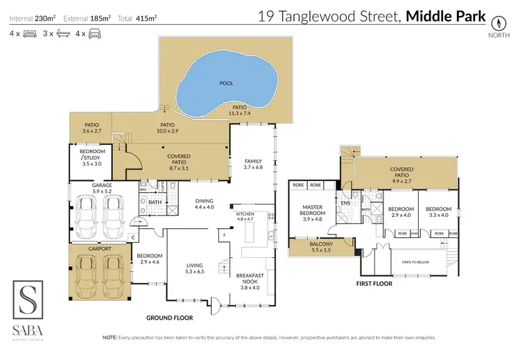 Floorplan of Homely house listing, 19 Tanglewood Street, Middle Park QLD 4074
