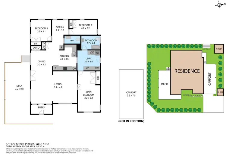 Floorplan of Homely house listing, 17 Park Street, Pimlico QLD 4812
