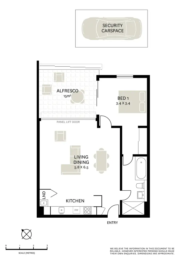 Floorplan of Homely apartment listing, 1406/2 Sterling Circuit, Camperdown NSW 2050