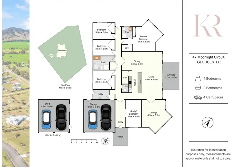 Floorplan of Homely rural property listing, 47 Moonlight Circuit, Gloucester NSW 2422