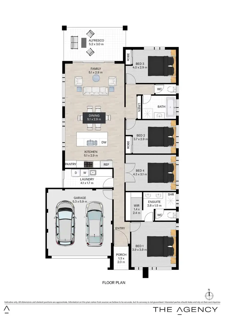 Floorplan of Homely house listing, 32 Aquarius Loop, Bennett Springs WA 6063