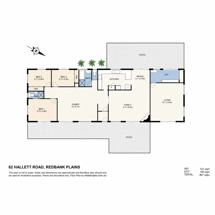 Floorplan of Homely house listing, 62 Halletts Road, Redbank Plains QLD 4301