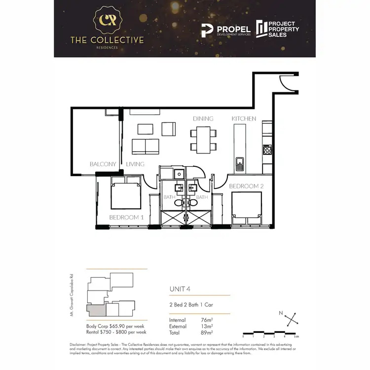 Floorplan of Homely apartment listing, 4/1 New Road, Mount Gravatt QLD 4122