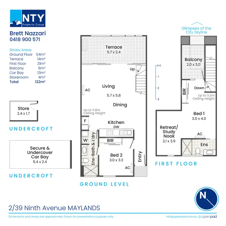 Floorplan of Homely townhouse listing, Address available on request