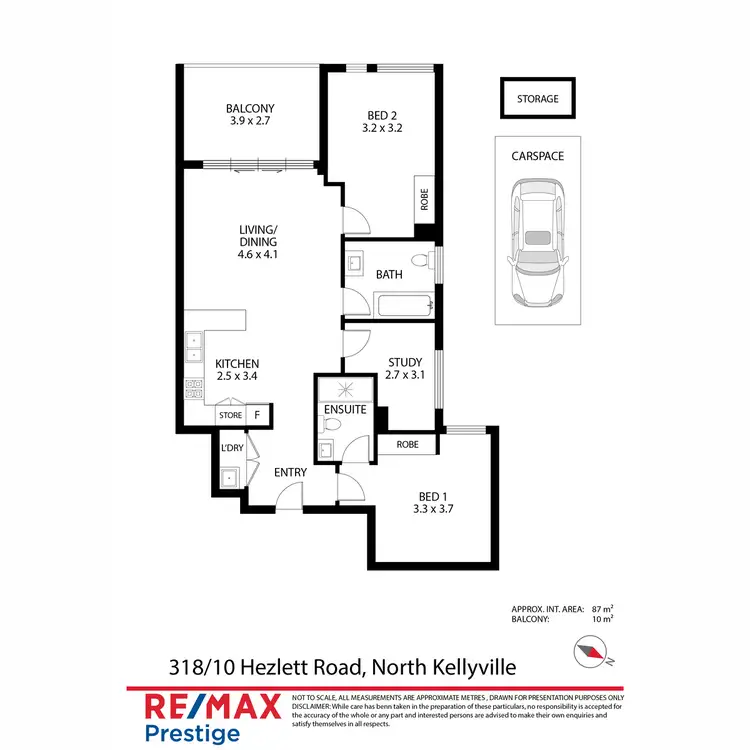 Floorplan of Homely apartment listing, 318/10 Hezlett, North Kellyville NSW 2155