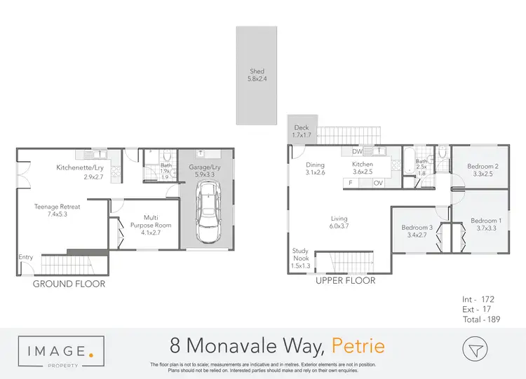 Floorplan of Homely house listing, 8 Mona Vale Way, Petrie QLD 4502