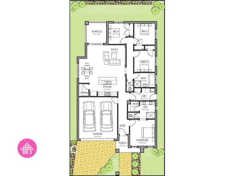 Floorplan of Homely house listing, 29 Muir Way, Mernda VIC 3754