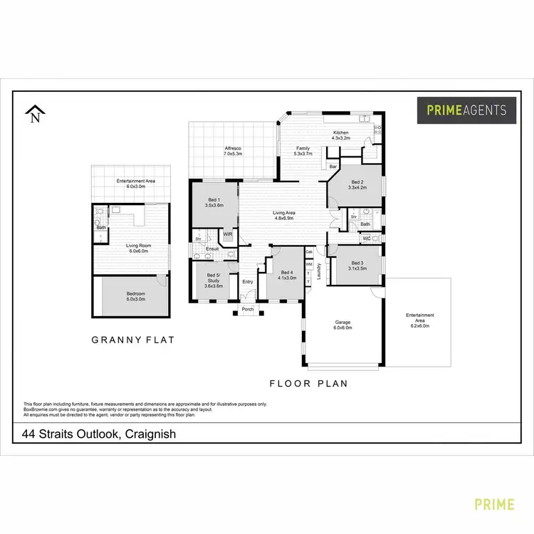 Floorplan of Homely house listing, 44 Straits Outlook, Craignish QLD 4655