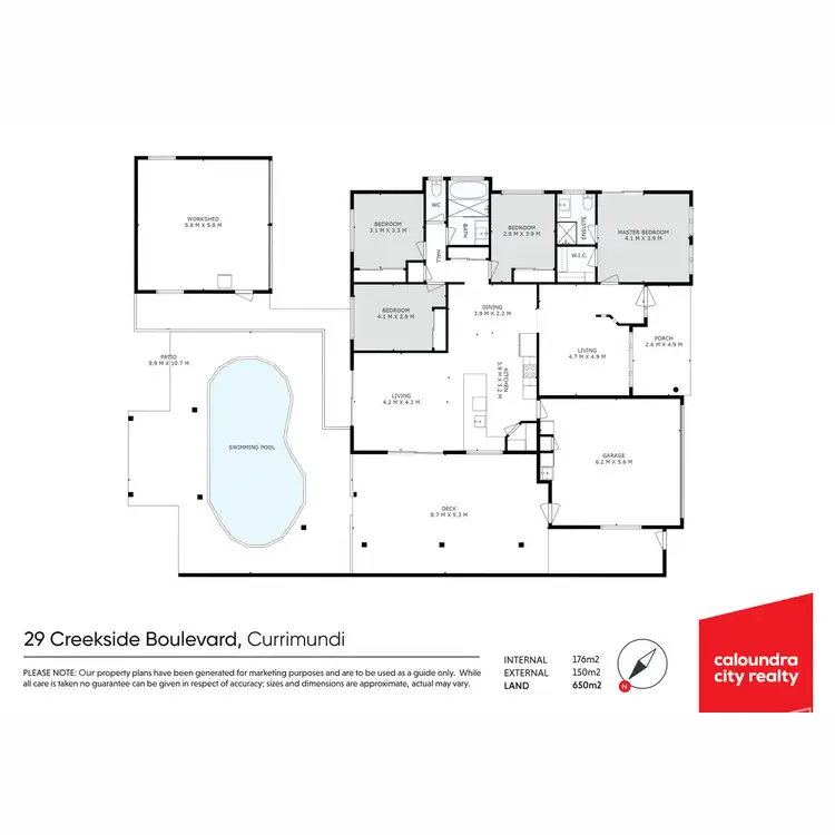 Floorplan of Homely house listing, 29 Creekside Boulevard, Currimundi QLD 4551