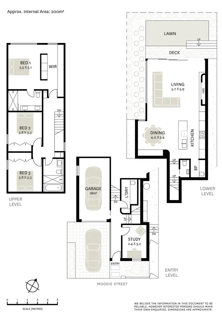 Floorplan of Homely house listing, 27 Moodie Street, Rozelle NSW 2039