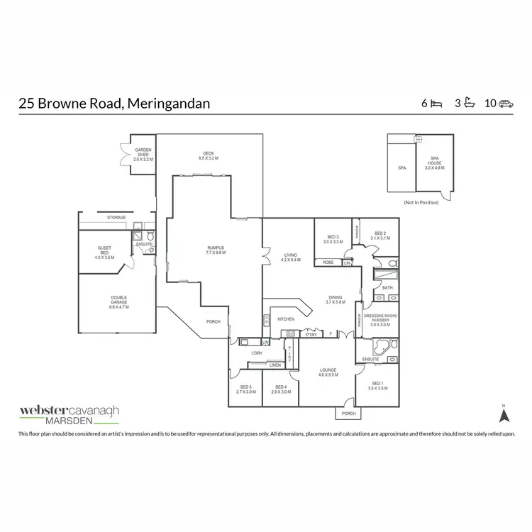 Floorplan of Homely rural property listing, 25 Browne Road, Meringandan QLD 4352