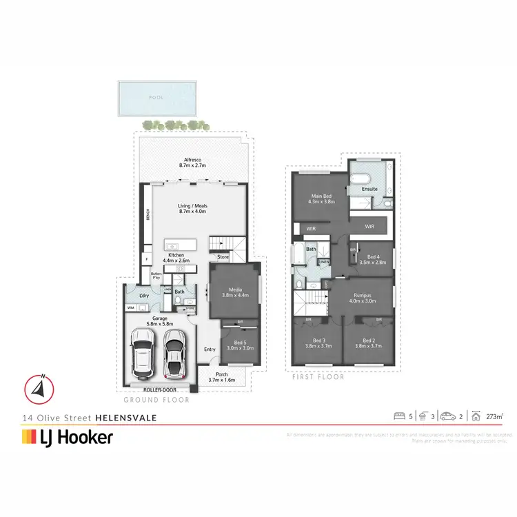 Floorplan of Homely house listing, 14 Olive Street, Helensvale QLD 4212