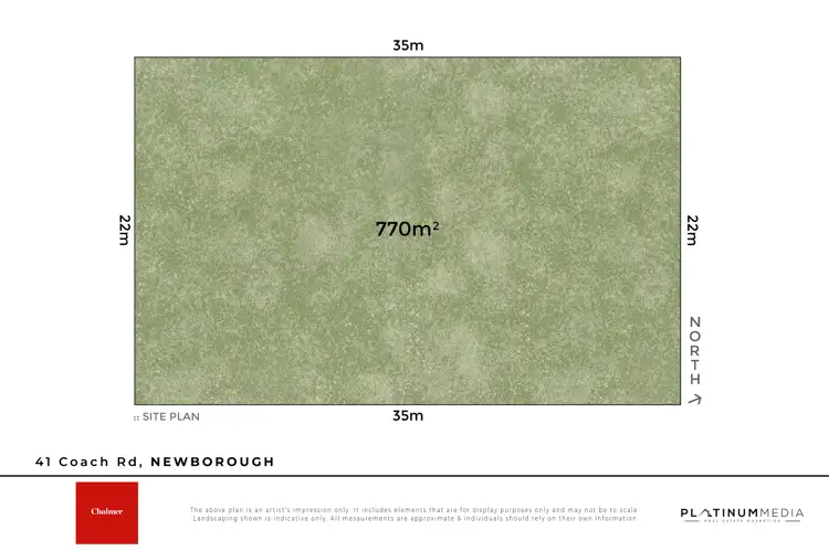 Floorplan of Homely land listing, 41 Coach Road, Newborough VIC 3825