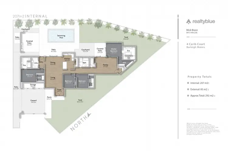 Floorplan of Homely house listing, 4 Carib Court, Burleigh Waters QLD 4220