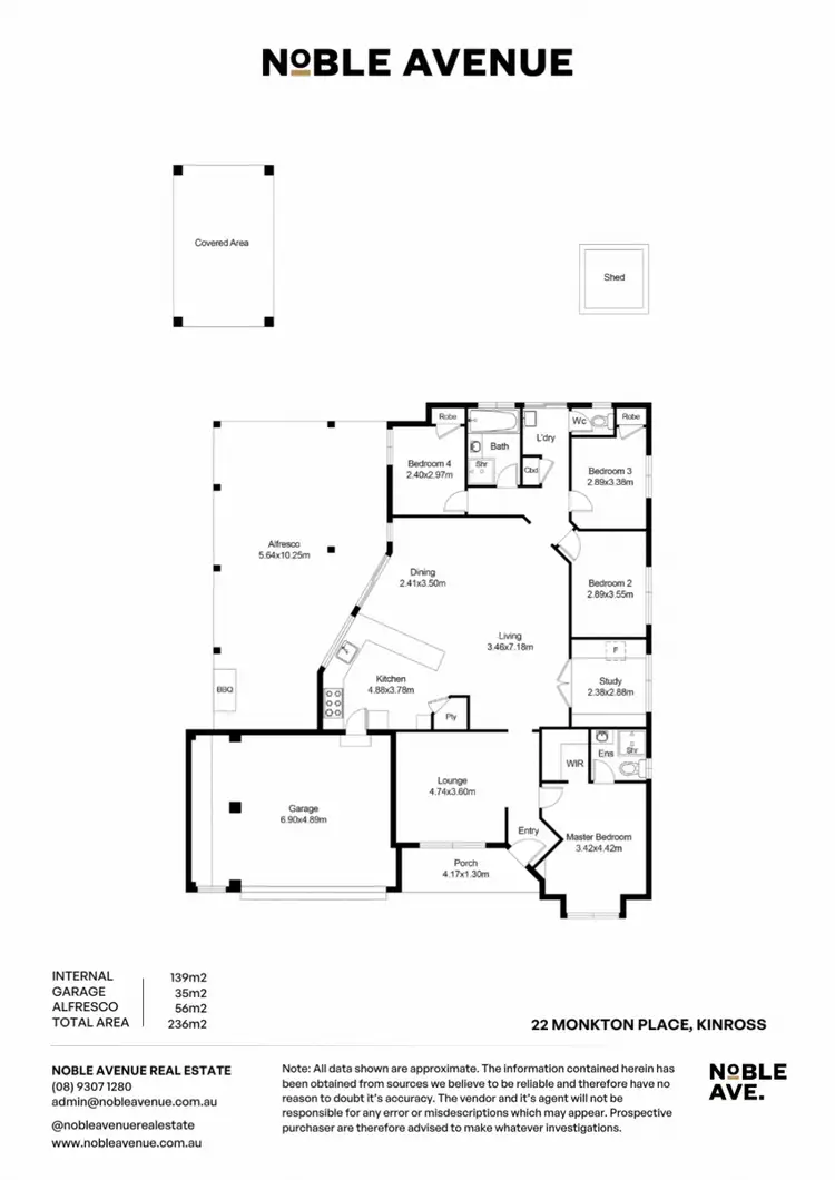 Floorplan of Homely house listing, 22 Monkton Place, Kinross WA 6028